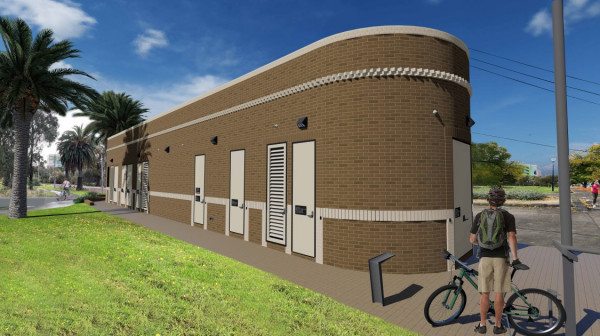 Artist render of Parkville substation